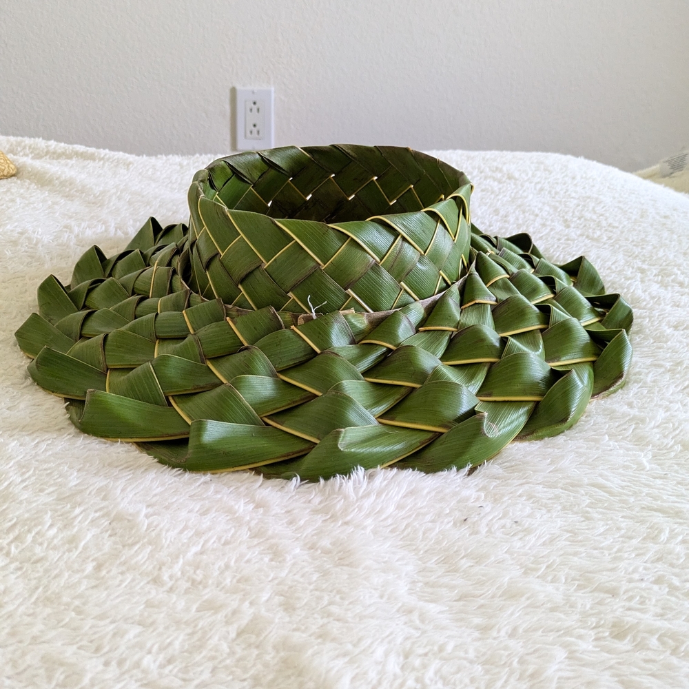 Hawaiian Coconut Leaf Hat